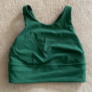 Green lululemon sports bra. Size 6